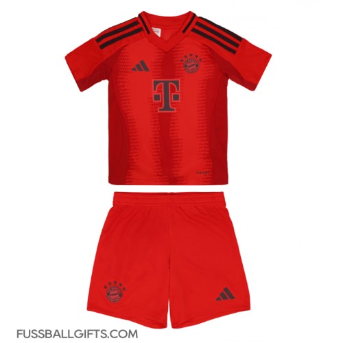 Bayern Munich Fußballbekleidung Heimtrikot Kinder 2024-25 Kurzarm (+ kurze hosen)